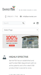 Mobile Screenshot of barriertek.com